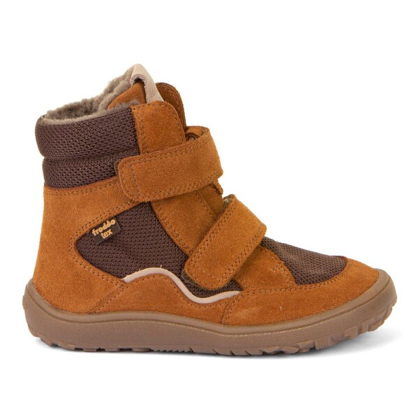 Detská zimná barefoot obuv TEX WINTER Cognac, Froddo, G3160233-1, hnedá - 24