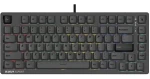 A4Tech Bloody MS76 šedá / Herná klávesnica / magnetická / 75% / Rapid Trigger / RGB / USB (A4TKLA47833)