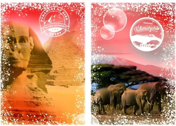 GRAFIKA Puzzle Cesta okolo sveta: Egypt a Kenya