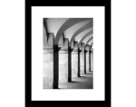 Rámovaný obraz Architektúra 24x30 cm, čiernobiely%