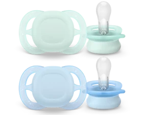 Philips Avent Ultra Štart SCF075/12 modrá, zelená / Cumlík / 0-2 mesiace / 2 ks