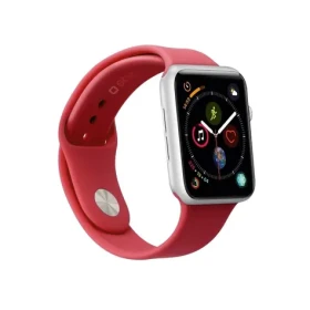 SBS remienok pre Apple Watch 44 mm veľkosť (S - M) červená (TEBANDWATCH44SR)