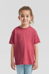 Fruit of the Loom Kids Valueweight T Detské tričko 16.1033 svetloružové light pink 128