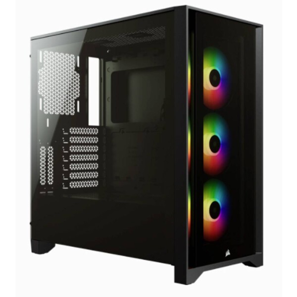 Corsair iCUE 4000X RGB midi tower PC skrinka čierna; CC-9011204-WW - Corsair iCUE 4000X RGB Tempered Glass CC-9011204-WW