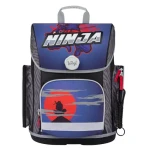 BAAGL Školská aktovka Ergo Ninja / 19 l / vhodná od 1. triedy ZŠ (A-30724)