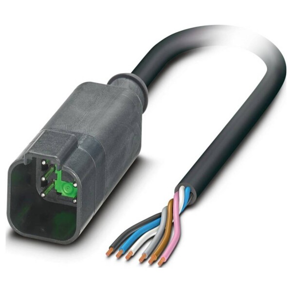 Phoenix Contact SAC-6P-DTMS/ 5,0-PUR kábel pre senzor/aktor, 1415032, piny: 6, 5 m, 1 ks; 1415032