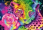 Schmidt Puzzle Neon: Leopard