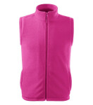 Next Fleecová vesta unisex fuchsiovo červená 2XL
