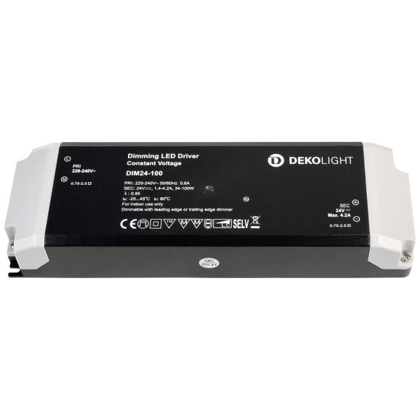 Deko Light BASIC, DIM, CV, 24V 34-100W LED driver 100 W 1420 - 4165 mA 24 V; 862242