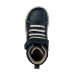 Chlapčenská celoročná barefoot obuv Bugga KAMA Navy B00200-04 - 32