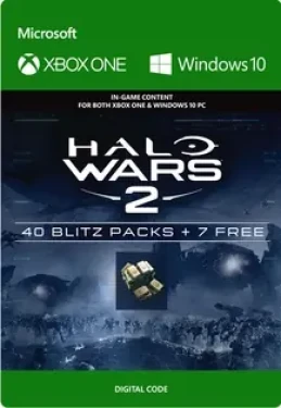 XONE Halo Wars 2: 47 Blitz Packs / Elektronická licencia / Add-On (7F6-00092)