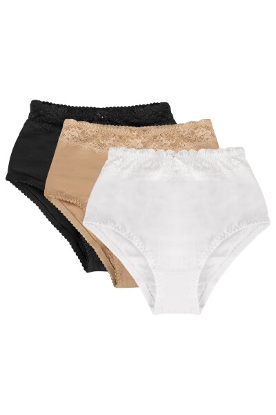 Mitex Eva 3-pack farba: biela/béžová/čierna M