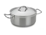 Silampos PROFI TEJO 20 cm / Kastról / 2,6 l / s pokrievkou / nerez 18/10 / pre indukciu (632125641020100)