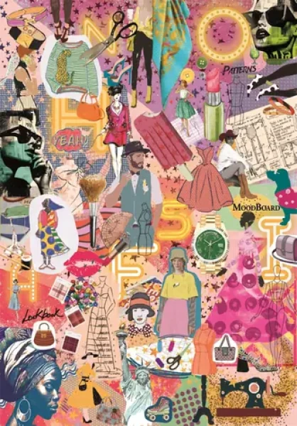 Clementoni 37071 Puzzle More is More: Móda a Design 1000 dielikov