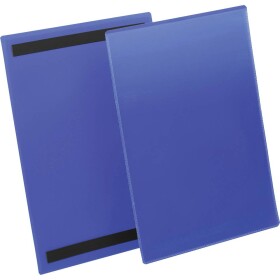 Magnetické vrecká na označenie (š x v) 233 mm x 313 mm 50 ks; 174407 - Durable Magnetické vrecko na dokumenty 210x297mm na výšku 50ks modré
