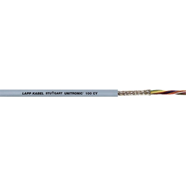 LAPP 34011/500 dátový kábel UNITRONIC® 100 CY 10 x 0.14 mm² sivá 500 m; 34011/500