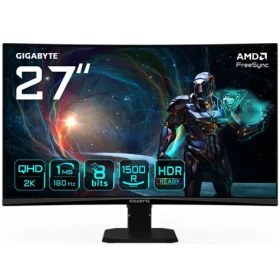 27" GIGABYTE GS27QCA čierna / VA / 2560x1440 / 16:9 / 1ms / 5000:1 / 250cd-m2 / HDMI + DP / VESA / Adaptive Sync (GS27QCA)