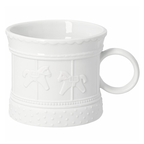 Räder Porcelánový vánoční hrnek Carousel