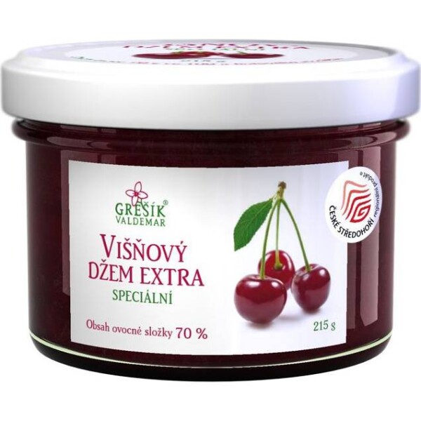 Višňový džem extra špeciálny 215 g - Grešík - Grešík