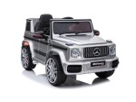 Mamido Elektrické autíčko Mercedes G63 AMG lakované strieborné