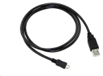 C-tech Micro USB kábel 1 m čierna / USB 2.0 A (M) - Micro USB B (M) (CB-USB2M-10B)