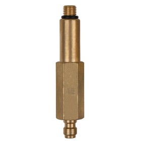 KS Tools 150.2345 Adaptér (dlhý) vonkajší závit M8x1,0 a 1/4" hadicová prípojka s tesniacim krúžkom; 150.2345