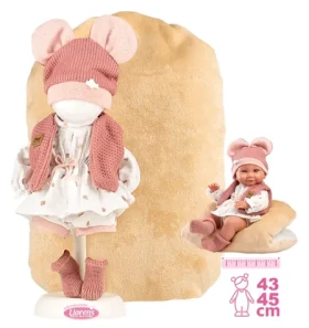 Llorens M738-16 oblečok pre bábiku bábätko NEW BORN veľkosti 40-42 cm s doplnkami