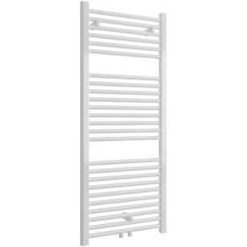 CERANO - Kúpeľňový radiátor Lincoln - stredové pripojenie 50mm/bočné - 366W - biela lesklá - 1200x500 mm CER-429580