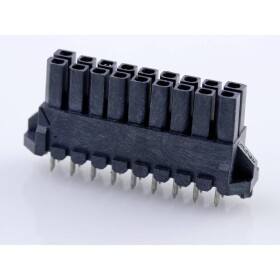 Molex vstavaná pinová lišta (štandardná) Počet pólov 18 447691801 1 ks Tray; 447691801