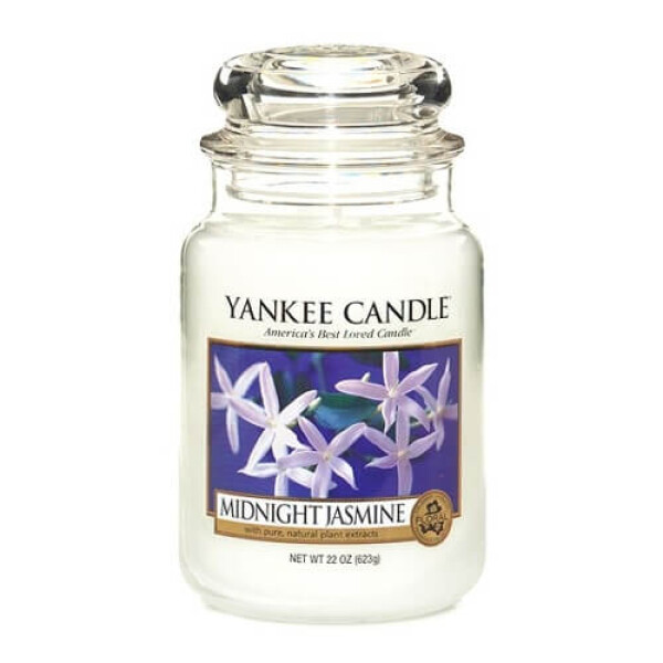 Yankee Candle Midnight Jasmine veľký pohár 623g / doba horenia: až 150 h (5038580000450)