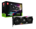 MSI GeForce RTX 4090 GAMING X TRIO 24G / 2610 MHz / 24GB GDDR6x / 384 bit / 1x HDMI + 3x DP / (16) (RTX 4090 GAMING X TRIO 24G)