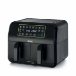 Ariete 4623/00 čierna / Teplovzdušná fritéza / 2 hrnce / 1700 W / 2x4 l / 35-200°C / 8 programov (4623/00)