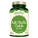 GREENFOOD Multi vitamin chelát pre mužov 90 kapsúl