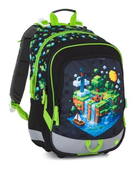 Školský batoh Bagmaster ALFA 26 B Pixel World