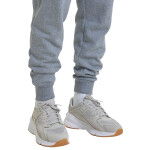 Kalhoty Under Armour Rival Fleece Joggers Castlerock Light Heather/ White XL