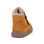 Detské zimné barefoot topánky ZERU TEX FURRY Cognac Froddo G2110151-2 - 22