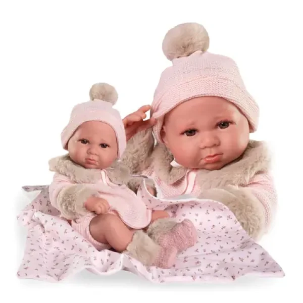 Antonio Juan 50422 LUCA - realistická bábika bábätko s celovinylovým telom - 42 cm