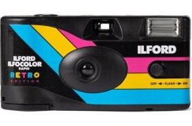 Ilford Ilfocolor Rapid retro čierna / jednorazový fotoaparát / 27 farebných snímok / ISO 400 / blesk (IA8007000001)