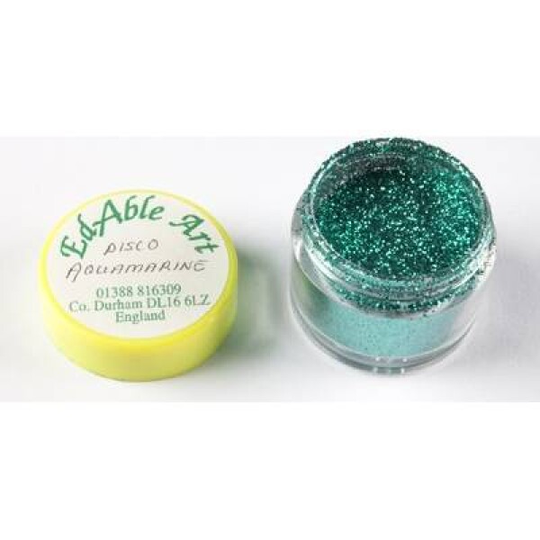 Třpyt dekoratívne disco Aquamarín - Edable Art - Edable Art