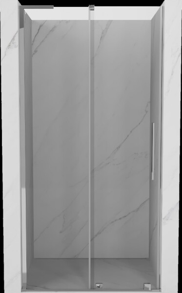 MEXEN/S - Velar L posuvné sprchové dvere 90, transparent, chróm 871-090-003-01-01
