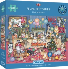 GIBSONS Puzzle Mačacie sviatky
