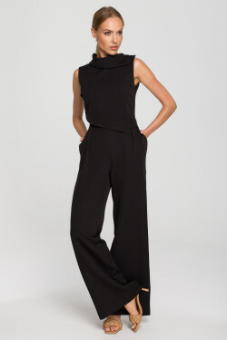 Dámsky overal bez rukávov s dvojvrstvovou vrchnou časťou M702 Black - MOE XL černá