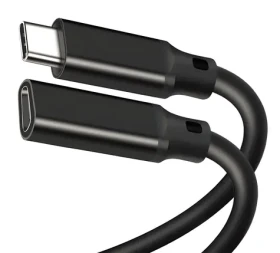 PremiumCord Predlžovací kábel USB-C čierna / Kábel / USB 3.2 Gen 2 / 10 Gb/s / 65 W / 1,5 m (ku31mfa015)