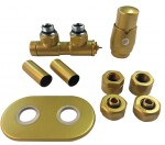 HOPA - TERM-SET, stredový ventil (Z4) - Farba - Zlatá matná, Variant - Pravá RDTERMSETRMZG