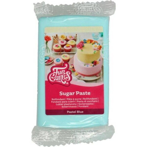 Potahovacia hmotа pastelkovo modrá 250 g - FunCakes - FunCakes