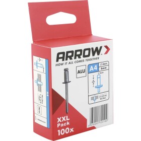 Arrow Tool Group 724100 slepý nit (Ø x d) 4 mm x 6 mm hliník RA 4 X 6 ALU 100ST 100 ks; 724100