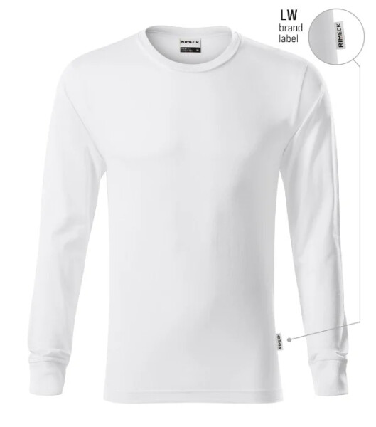 Resist LS Tričko unisex biele 00 (štítok značky) M