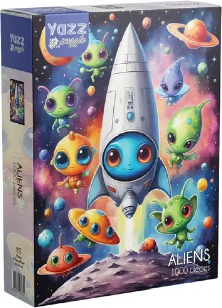 YAZZ Puzzle Mimozemšťania