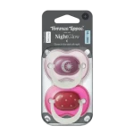Tommee Tippee Night silikónový cumlík 18-36m 2ks - viac farebných variant (433663-T)