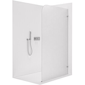 CERANO - Sprchová zástena Walk-in Orbis - Pravá - 8 mm - chróm, mliečne sklo - 100x200 CER-999923